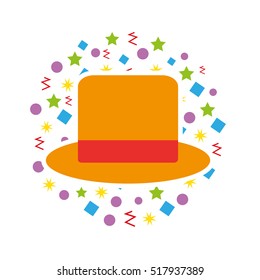 gentleman hat isolated icon vector illustration design