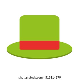 gentleman hat isolated icon vector illustration design