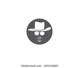 Gentleman hat vector icon illustration design