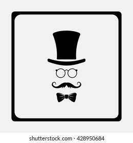 Gentleman icon.