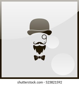 Gentleman icon.