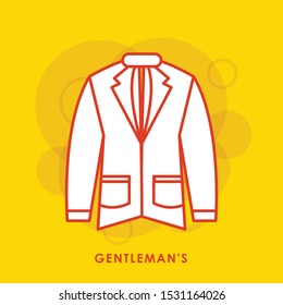 
Gentleman icon isolated on white background. Silhouette of man's head with hat an bow tie. Black simple avatar. Isolated on white. Vector flat illustration