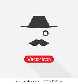 Gentleman Icon Vector Illustration Eps10