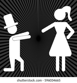 Gentleman and lady icon