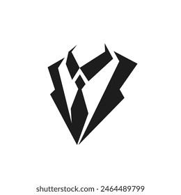 Vector abstracto del logotipo del caballero