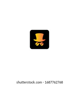 Diseño de icono vectorial de la plantilla de logotipo de caballeros