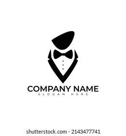 Gentleman logo vector illustration design 