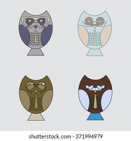 Gentleman Owl Set