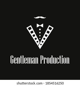 Gentleman Production Movie Cinematic Logo Modern Design For Cinematic Movie Or Production Film