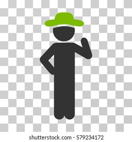 Gentleman Proposal icon. Vector illustration style is flat iconic bicolor symbol, eco green and gray colors, transparent background. Designed for web and software interfaces.