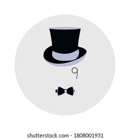Gentleman s set. Vector icons. Vector EPS 10.