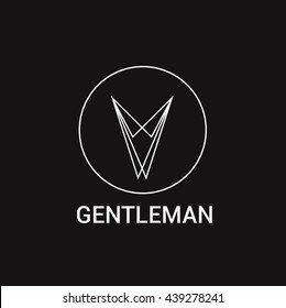 Gentleman Shop Logo Vector Templates Design.