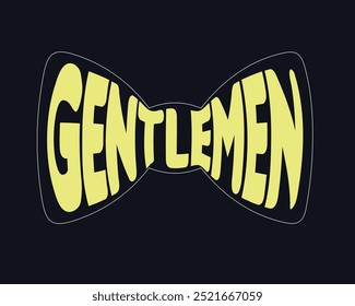 Gentleman t shirt design, gentleman ribbon t shirt design 