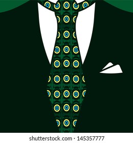 Gentleman tie pattern seamless texture