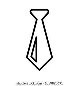 gentleman tie vector icon sign 