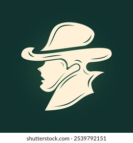 Gentleman trendy artwork handsome abstract vector illustration colorful practical design.eps