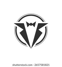 Logotipo moderno abstracto del Vector del caballero