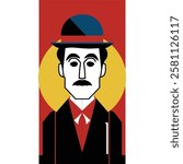 Gentleman vector Gentleman flat design clipart
