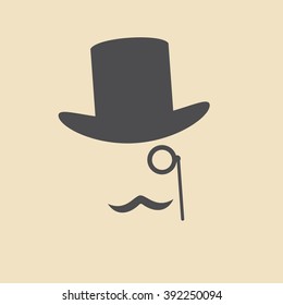 Gentleman vector icon