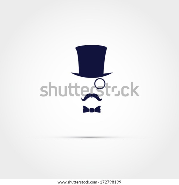 Gentleman Vector Icon Stock Vector Royalty Free 172798199