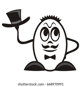 Gentleman. Vector illustration.