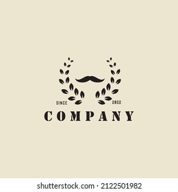 GENTLEMAN VINTAGE LOGO DESIGN VECTOR GRAPHIC ILLUSTRATION SYMBOLS ICON