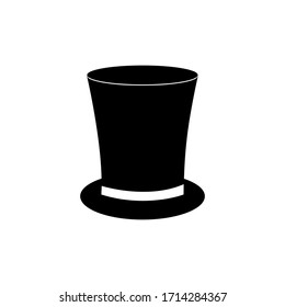 gentleman's hat icon vector for eps 10