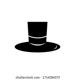 gentleman's hat icon vector for eps 10