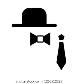 gentleman's icon set. vector illustration