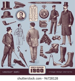 Gentlemen's Fashion   Accessories (1900)