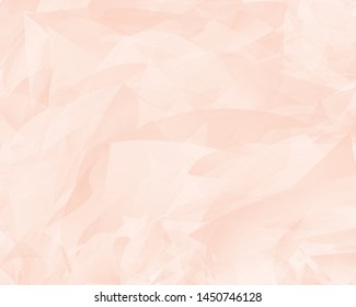 Gently pink textured background with geometric shapes of uneven shape of varying degrees of transparency. Simple, light background for layouts, banners, pages, covers, screensavers, Wallpapers
