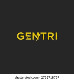 The GENTRI logo, featuring a stylized yellow lightning bolt integrated into the text, is displayed prominently on a dark gray background.