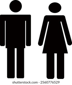 Gents Ladies Symbol.Toilet. Restroom .Washroom .Bathroom. symbol Vector Images