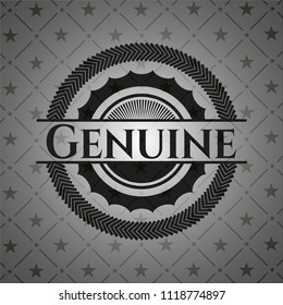 Genuine black badge