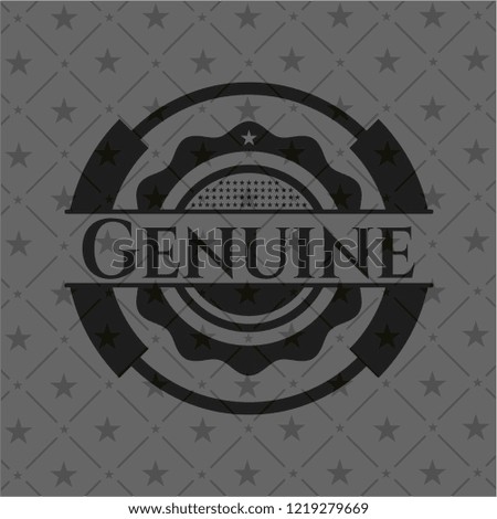 Genuine black badge