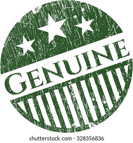 Genuine grunge stamp