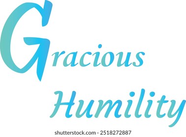 Genuine Humility T-Shirt Creative Design com citação especial , Arte do Adobe Illustrator