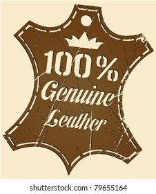 Genuine Leather Stamp