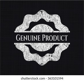 Genuine Product chalk emblem