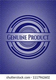 Genuine Product with jean texture
