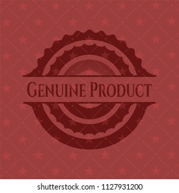 Genuine Product vintage red emblem