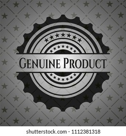  Genuine ProductGenuine Product dark badgeGenuine Product dark badge black emblem. Vintage.
