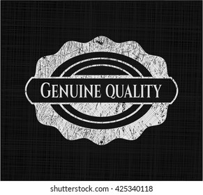 Genuine Quality chalkboard emblem