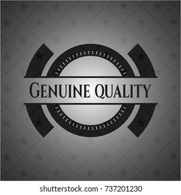Genuine Quality dark emblem