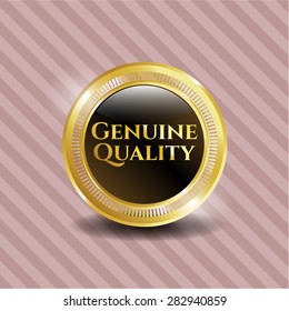 Genuine Quality gold badge