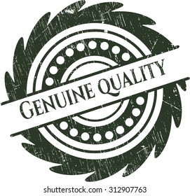 Genuine Quality grunge seal