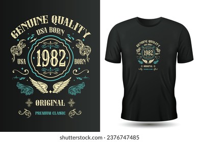 genuine quality premium t shirt design