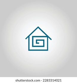 Logo vectorial real genuino. Logo de Real Estates.