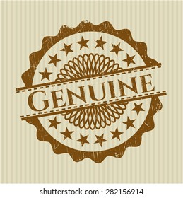 Genuine rubber seal