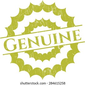 Genuine rubber seal